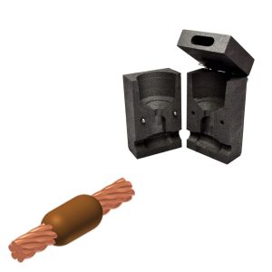 Molde CC-1 Soldadura Exotérmica Cable-Cable Horizontal 185 mm