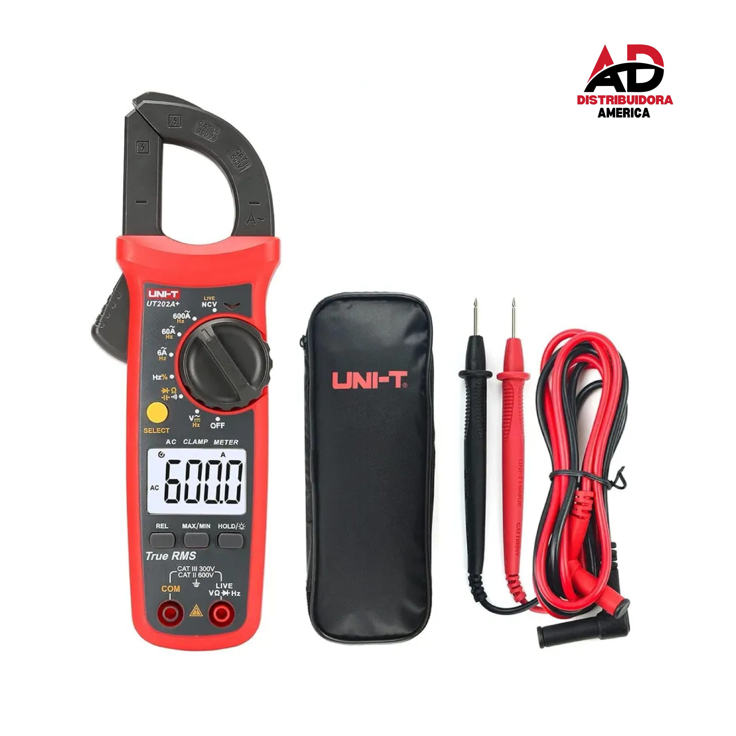Pinza Amperimétrica Digital True RMS UNI-T UT203+